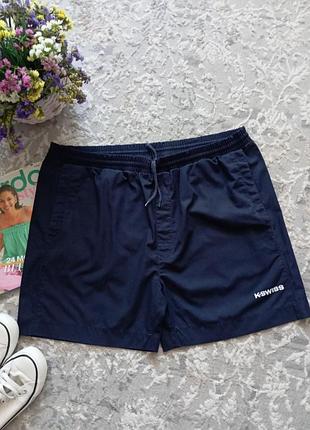 Мужские спортивные шорты k swiss размер 52 темно синий