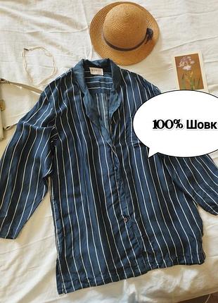 100% шелк, пижамная шелковая рубашка,26modis, s/36