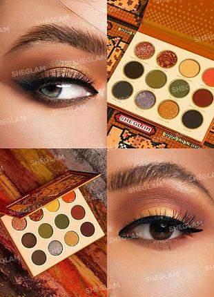 Палетка теней для век sheglam viva la leopard palette (6220)