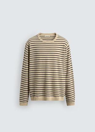 Zara джемпер в полоску шерсть кашемир