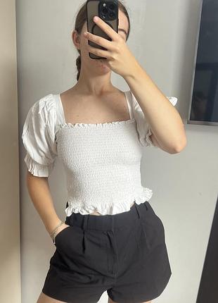 Жіночий святковий топ-блуза h&m xs–s