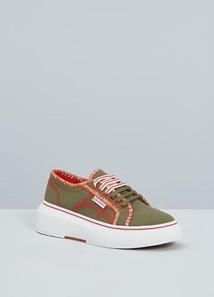 Кеды max&amp;co и superga на платформе 38р.(стелька 25см)