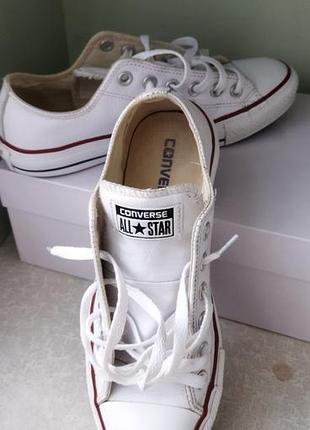 Converse кеди шкіра