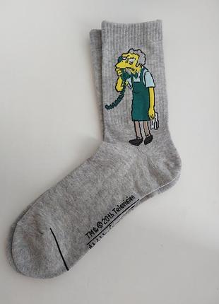Брендовые высокие носки simpson размер 40-42