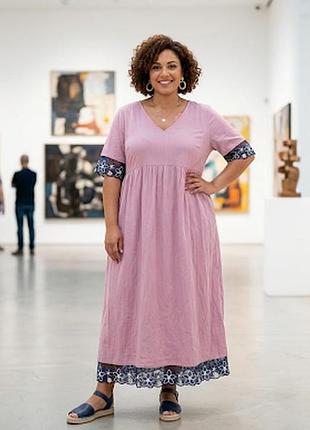 Літня легка сукня / довга туніка shein curve, розмір 4xl (батал, plus size)