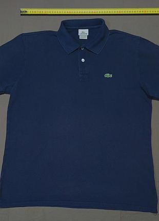 Плечі 47 см lacoste  size  8  рожеве поло made in peru 100% cotton