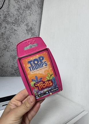 Настільна гра  "тролі трампа" dreamworks, top trumps ,карткова гра троллі