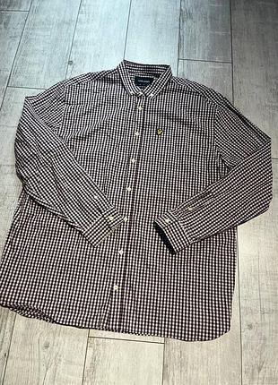 Чоловіча сорочка у клітинку lyle scott