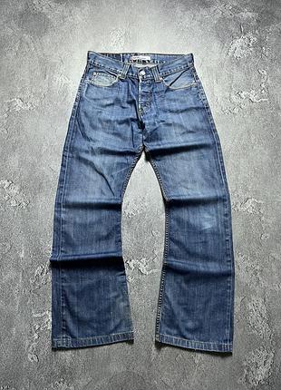 90x vintage винтажные джинсы levi’s 512 левайс bootcut flared будкат клеш size 32/34 размер 32/34