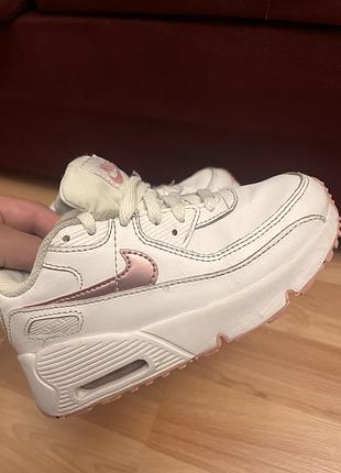 Кросівки білі nike air max 27р 17,5 см