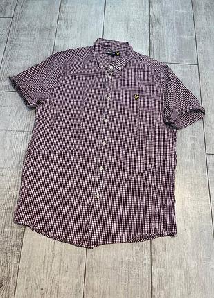 Сорочка чоловіча тенісна у клітинку lyle scott