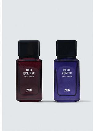 Чоловічі парфуми zara blue zenith 100ml + red eclipse 100ml