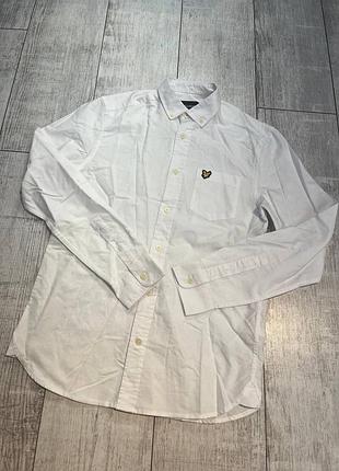 Біла жіноча сорочка lyle scott