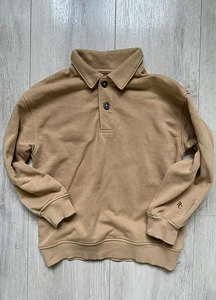 Реглан, поло, лонгслів, кофта, світер, на хлопчика, 4-6 років, h&m, бежева