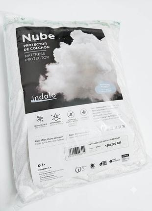 Наматрацник захисний kamasana nube з мембраною аква-стоп 160х200 см водонепроникний