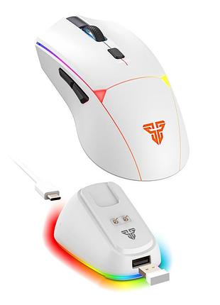 Ігрова миша fantech wg7v2rd crypto ii, бездротове підключення bluetooth 5.4 та 2.4ghz, регульований dpi 400–12000,