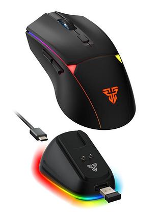 Ігрова миша fantech wg7v2rd crypto ii, бездротове підключення bluetooth 5.4 та 2.4ghz, регульований dpi 400–12000,