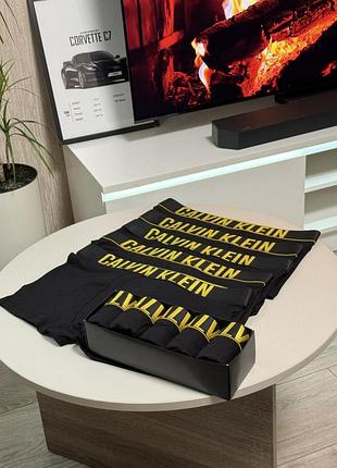 Чоловічі труси calvin klein набір 5 шт | боксери бавовна | комфортні | брендова спідня білизна xl