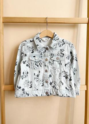 Джинсова куртка на дівчинку від h&m