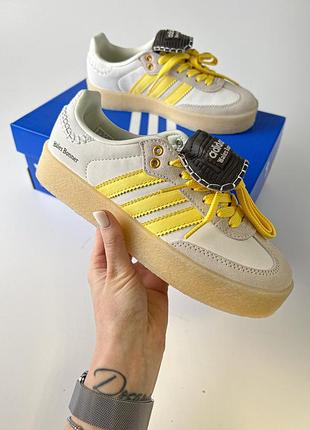 Кросівки жіночі adidas samba platform wales bonner beige (37-40 розмір)