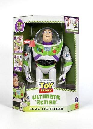 Інтерактивна іграшка базз лайтер disney pixar toy story ultimate action interaktive figur buzz lightyear 40,5 cm