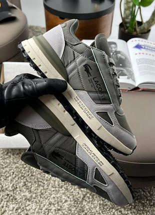 Чоловічі кросівки lacoste elite active light grey magnet