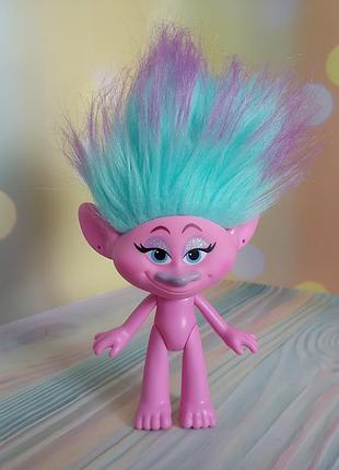 Рожева фігурка троля з мультфільму dreamworks trolls від компанії hasbro