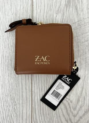 Гаманець маленький коричневий zacposen картхолдер