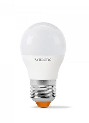 Led лампа videx g45e 3.5w e27 3000k тепле світло для побутового освітлення економія енергії