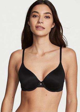Бюстгальтер victorias secret black lightly lined full bra 34b