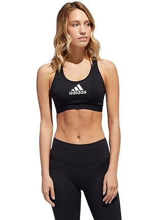 Женский спортивный топ adidas бра для фитнеса спорта зала бега тренировок бюстгальтер беговой майка nike pro top tank puma bra sports under armour