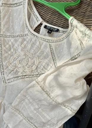 Edwardian cotton плаття туніка сукня вікторіанська епоха лляне льняное лен льон