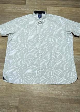 Чоловіча сорочка з коротким рукавом, розмір 4xl-5xl.