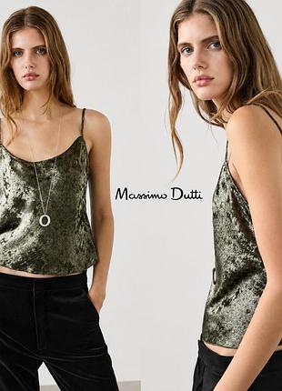 Massimo dutti майка з ефектом металік