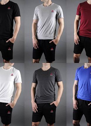 Чоловіча спортивна футболка nike reebok under найк котон