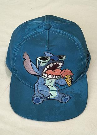 Disney stitch ice cream snapback cap - ліцензійна кепка , бейсболка - стіч з морозивом -р. -55 -60