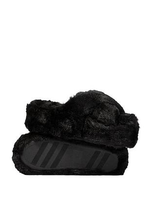 Тапочки женские victoria's secret (000420755qb4l) fleece platform 39-40 черные