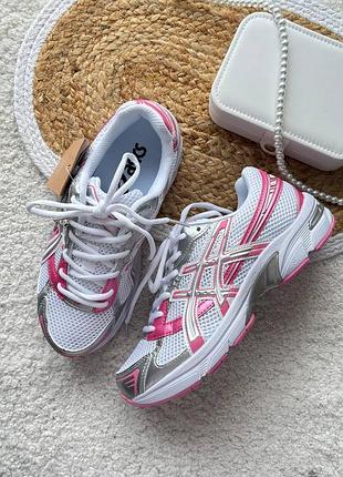 Стильные женские кроссовки asics gel 1130 white pure silver