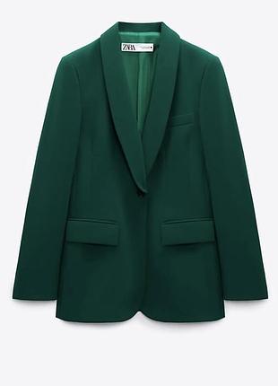 Зелений піджак zara xs-s