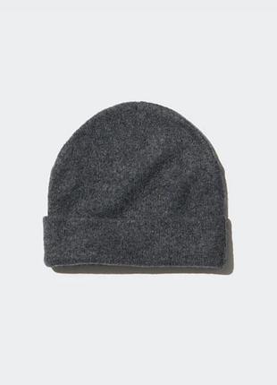Шапка из пряжи heattech soufflé от uniqlo.
