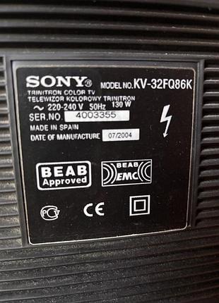 Телевизор sony trinitron kv-32fq86k 4