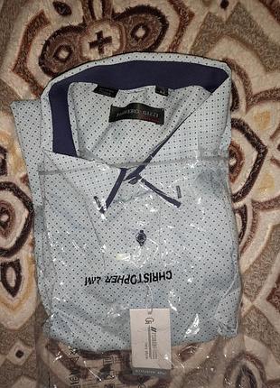 Рубашка мужская короткая рукав