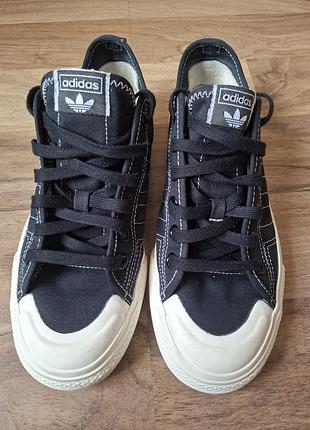 Чорні чоловічі кеди adidas originals nizza rf розмір 42