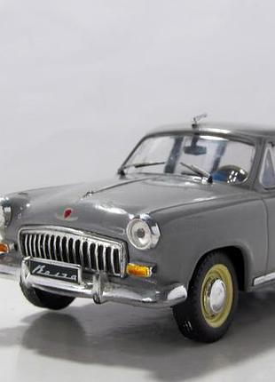 Газ м 22 волга, deagostini. 1:43 открытый блистер.
