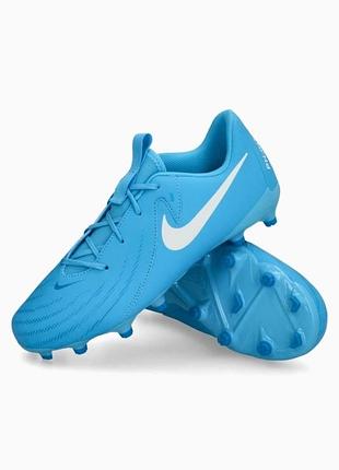 Бутси nike phantom gx ii academy fg/mg junior - синій