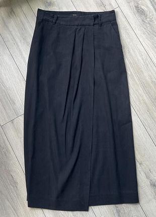 Спідниця з льону massimo dutti