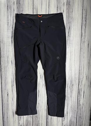 Mammut спортивные штаны трекинговые soft shell оригинал чёрные 2xl размер