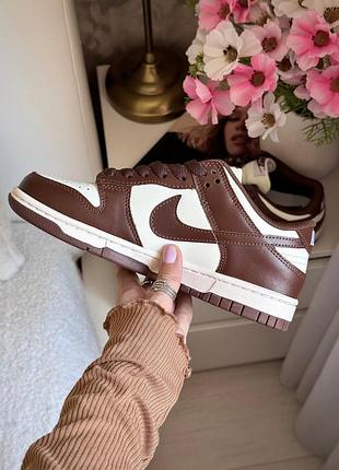 Жіночі кросівки nike dunk brown