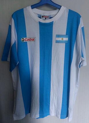 Футболка castrol world cup argentina (неофициальная, мужская и женская)
