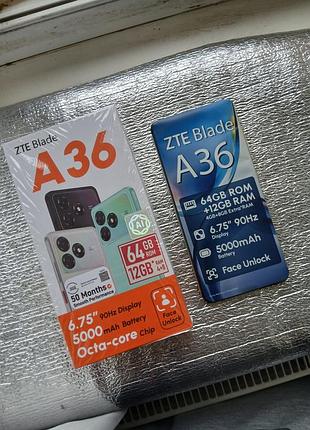 Смартфон zte a36 blade